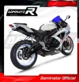 Suzuki GSXR 600 K8 K9 LO 2008 -2010  motocyklový výfuk tlumič HP3 BLACK  LOW LEVEL  Dominator 3