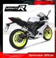Yamaha YZF R125 2019 -2021 Kompletní výfukový systém Tlumič Výfuk Sportovní výfuk Tlumič Výfuk Tlumič Výfuk Výfuky Výfuk Svod Potrubí Výfuk Tlumič GP 
