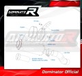 Motocyklový výfuk KAWASAKI Z900 2020 - 2022 Homologovaný ECE - Tlumič GP DOMINATOR 4