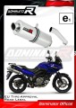 výfuk tlumič výfuku DOMINATOR homologovaný oválný pasuje na motocykl DL 650 V STROM 2004   2006