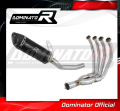 kompletní výfukový systém s tlumičem DOMINATOR Full System HP8 černý pasuje na motocykl Kawasaki Z800 2013   2016 2