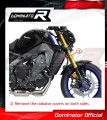 Yamaha MT 09 2021 - 2022 Kompletní výfukový systém EX Tlumič Sportovní výfuk Svod Výfuk GP BLACK DOMINATOR EXHAUST SYSTEM 6