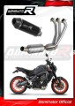 Yamaha MT 09 2021 - 2022 Kompletní výfukový systém EX Tlumič Sportovní výfuk Svod HP3 BLACK Low Level DOMINATOR EXHAUST SYSTEM