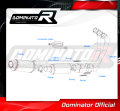 Yamaha MT 09 2021 - 2022 Kompletní výfukový systém EX Tlumič Sportovní výfuk Svod HP3 BLACK Low Level DOMINATOR EXHAUST SYSTEM 4