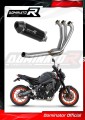 Yamaha MT 09 2021 - 2022 Kompletní výfukový systém tlumič sportovní výfuk koncovka výfuku sběrač potrubí výfuk HP3 BLACK Low Level DOMINATOR EXHAUST S