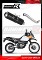 Suzuki DR 650SE 1997 - 2009 VÝFUK Tlumič Sportovní výfuk MX BLACK DOMINATOR EXHAUST SYSTEM