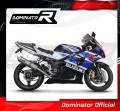Suzuki GSXR 1000 K1-K4 2001 - 2004 Slip-on Exhaust Muffler Auspuff Sportauspuff Silencer Echappement Silencieux Scarico Scarichi Escape Marmitta Wydech Tłumik ST DOMINATOR EXHAUST SYSTEM 3