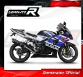 wydech tłumik DOMINATOR Slip-on HP1 CZARNY pasujący do motocykla Suzuki GSXR 1000 K1 - K4 2001 - 2004 4