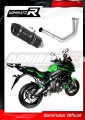 complete exhaust system with muffler DOMINATOR Full System HP1 BLACK fits the motorcycle Kawasaki VERSYS 650 2015   2020