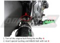 kompletní výfukový systém s tlumičem DOMINATOR Full System HP1 černý pasuje na motocykl Kawasaki VERSYS 650 2015   2020 3