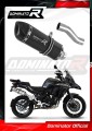 výfuk tlumič výfuku DOMINATOR HP1 černý pasuje na motocykl Benelli TRK 502X 2018   2021