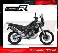 výfuk tlumič výfuku DOMINATOR P7 černý pasuje na motocykl Aprilia Tuareg 660 2021   2023 4