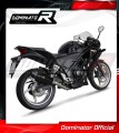 výfuk tlumič výfuku DOMINATOR HP3 černý pasuje na motocykl Honda CBR 250 R 2011   2013 3