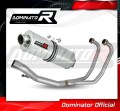 kompletní výfukový systém s tlumičem DOMINATOR Full System oválný pasuje na motocykl Suzuki GS 500E 1989   2009 2