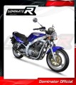 Suzuki GS 500E 1989 - 2009 EXHAUST Collector Manifold Full System Muffler Auspuff Sportauspuff Silencer Echappement Silencieux Scarico Scarichi Escape Wydech Tłumik GP1 BLACK Dominator Exhaust System 4