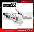 exhaust muffler DOMINATOR ROUND fits to Yamaha TDM 850 1996  2001 2