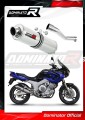 výfuk tlumič výfuku DOMINATOR kulatý pasuje na motocykl Yamaha TDM 850 Right Side 1996   2001