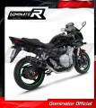 kompletní výfukový systém s tlumičem DOMINATOR Full System HP1 černý pasuje na motocykl Suzuki GSF 650 BANDIT N / S 2007   2016 3