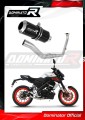 kompletní výfukový systém s tlumičem DOMINATOR Full System GP černý pasuje na motocykl Yamaha MT 125 2021   2024