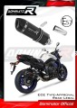 výfuk tlumič výfuku DOMINATOR homologovaný HP1 černý pasuje na motocykl FZ 8 N / FZ8 S FAZER 2010   2016 6