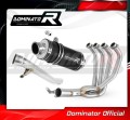 kompletní výfukový systém s tlumičem DOMINATOR Full System GP1 černý pasuje na motocykl Suzuki GSF 650 BANDIT N / S 2005   2006 4