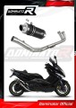 kompletní výfukový systém s tlumičem DOMINATOR Full System GP1 černý pasuje na motocykl Yamaha T MAX 500 2008   2011 3