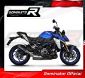 exhaust muffler DOMINATOR HP8 BLACK fits to Suzuki GSXS 1000 / 1000 GT / 950 2021  2024 4