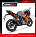 výfuk tlumič výfuku DOMINATOR GP černý pasuje na motocykl KTM RC 390 2022   2024 3