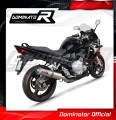 SUZUKI GSXF 650 GSX 650 F 2007 -2016 VÝFUK Tlumič Výfuk Sportovní výfuk Tlumič Výfuk Tlumič Výfuk Tlumič Výfuk Tlumič KULATÝ Dominator Výfukový systém