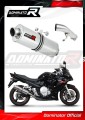 výfuk tlumič výfuku DOMINATOR oválný pasuje na motocykl Suzuki GSXF 650 2007   2016