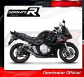 Suzuki GSXF 650 GSX 650 F 2007-2016 Motorcycle Dominator Exhaust Silencer Muffler Pot d'échappement Marmitta Escape GP1 BLACK 3