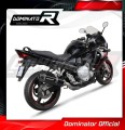exhaust muffler DOMINATOR HP1 BLACK fits to Suzuki GSXF 650 2007  2016 3
