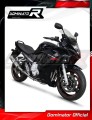 kompletní výfukový systém s tlumičem DOMINATOR Full System kulatý pasuje na motocykl Suzuki GSXF 650 2007   2016 5