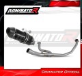 kompletní výfukový systém s tlumičem DOMINATOR Full System HP3 černý pasuje na motocykl Honda VTR 250 2009   2015 2