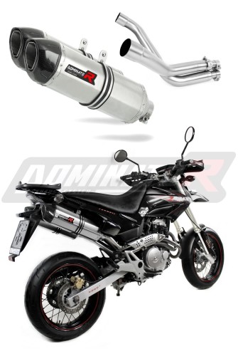 FMX 650 VÝFUK Honda Tlumič Výfuk Sportovní výfuk HP1 Carbon Tip 2005 - 2009 Dominator x
