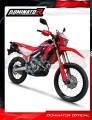 Honda CRF 300L / Rally 2021 - 2023 motorcycle Exhaust Full system Collector Manifold Muffler échappement Marmitta Escape MX2 BLACK Dominator Exhaust System 4