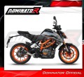 KTM 390 Duke 2021-2022 motocyklový výfuk tlumič sportovní výfuk koncovka výfuku GP BLACK Dominator 3