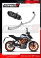 KTM 39 DUKE 2021 -2022  Kompletní  výfukový systém  Tlumič Výfuk Sportovní výfuk Svod HP3 BLACK DOMINATOR
