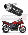 Kawasaki ZR7 1999 - 2004 motocyklový tlumič výfuk sportovní výfuk tlumič výfukový systém GP1 BLACK Dominator Exhaust System