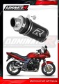 Kawasaki ZR7 1999 - 2004 motocyklový tlumič výfuk sportovní výfuk tlumič výfukový systém GP1 BLACK Dominator Exhaust System 1