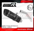 výfuk tlumič výfuku DOMINATOR homologovaný HP1 černý pasuje na motocykl Kawasaki Z750 2007   2012 2