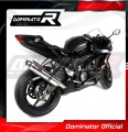 výfuk tlumič výfuku DOMINATOR homologovaný kulatý pasuje na motocykl Kawasaki ZX6R 636 2009   2020 3