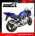 výfuk tlumič výfuku DOMINATOR homologovaný kulatý pasuje na motocykl Yamaha FZS FAZER 1000 2001   2005 3