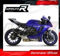 výfuk tlumič výfuku DOMINATOR homologovaný GP černý pasuje na motocykl Yamaha YZF R1 1000 RN65 2020   2022 4