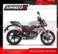 kompletny układ wydechowy z tłumikiem DOMINATOR Full System HP3 CZARNY pasujący do motocykla Benelli BN 125 2018 - 2023 4