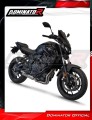 kompletní výfukový systém s tlumičem DOMINATOR Full System HP8 titanový pasuje na motocykl Yamaha MT 07 2021   2024 5