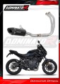 kompletní výfukový systém s tlumičem DOMINATOR Full System HP8 černý pasuje na motocykl Yamaha MT 07 2021   2024