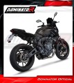 kompletní výfukový systém s tlumičem DOMINATOR Full System HP8 černý pasuje na motocykl Yamaha MT 07 2021   2024 3