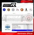 Dominar 400 Výfuk BAJAJ Tlumič Sportovní výfuk Kulatý 2016-2018 Dominator 3