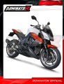 kompletní výfukový systém s tlumičem DOMINATOR Full System HP1 černý pasuje na motocykl Kawasaki Z1000 2017   2020 5
